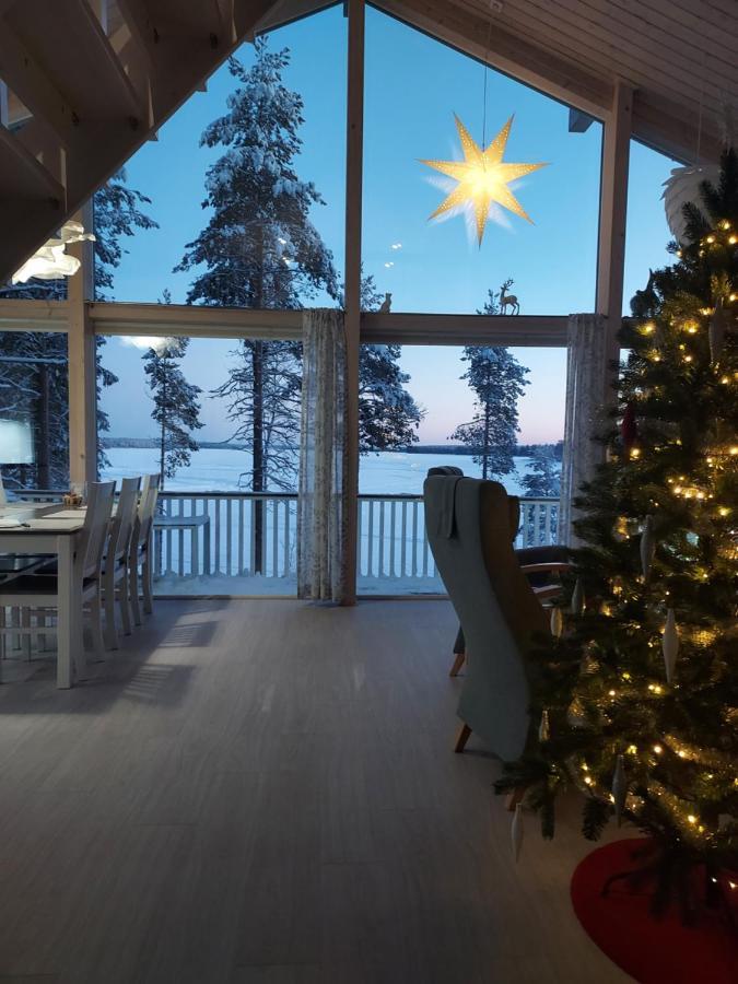 Villa Sirius Sieri, Nice Log-Cottage By The Lake Rovaniemi Exterior foto