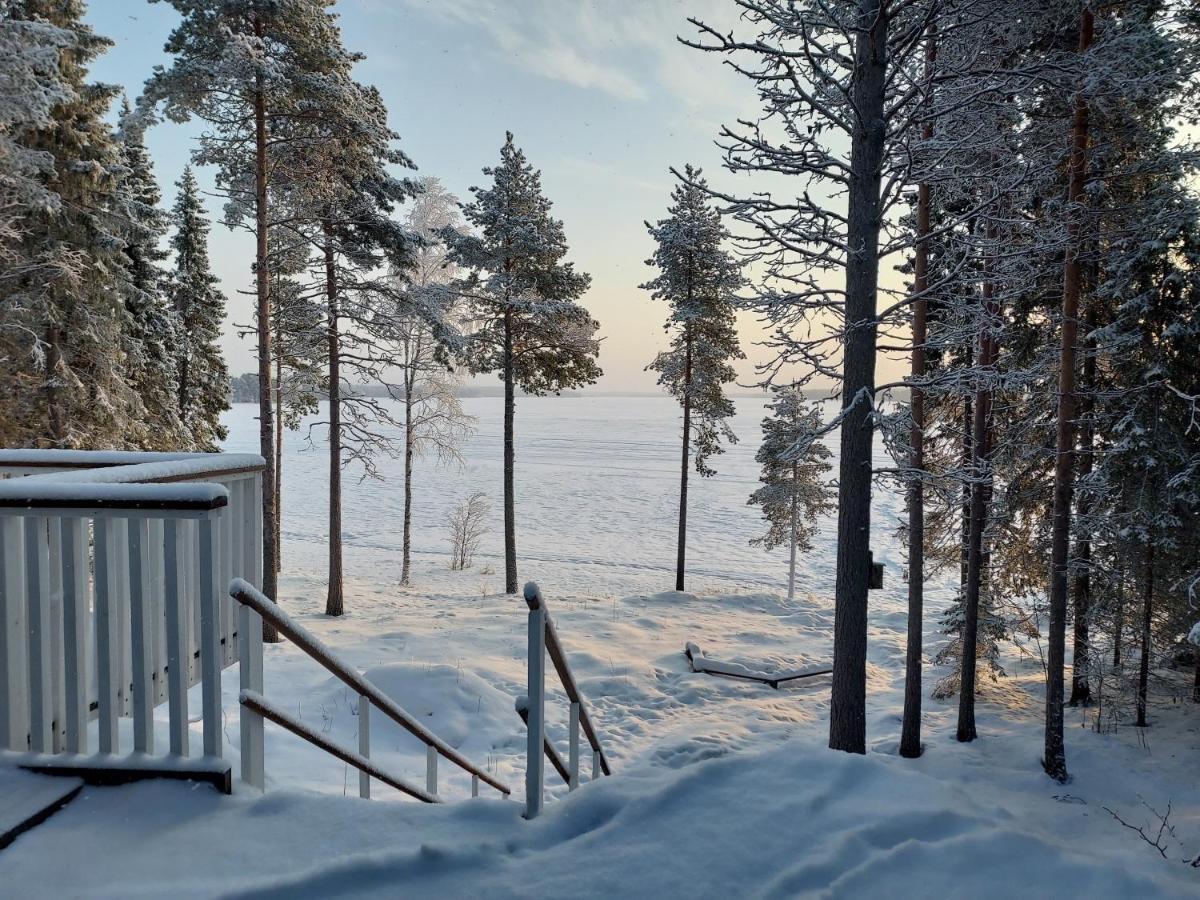 Villa Sirius Sieri, Nice Log-Cottage By The Lake Rovaniemi Exterior foto